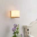 Axyaa Nordic Glass Shade Sconce Wall Light Home Bedside LED Fixture