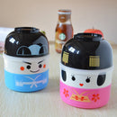 Axyaa Kids Double-layer Lunch Box: Microwavable & Portable Food Container