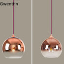 Axyaa Modern Gold Glass Pendant Light for Living Room Bedroom Kitchen.