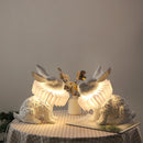 Axyaa Nordic Rabbit Scarf Table Lamp for Modern Living Room Decor