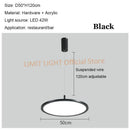 Axyaa Disc LED Pendant Lights Modern Stylish for Restaurant Bar Cafe Living Room