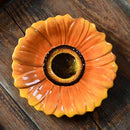 Axyaa Embossed Flower Ceramic Bowl Set for Stylish Dining Experience