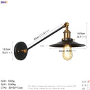 Axyaa Vintage Industrial Wall Light Sconce LED Bedroom Stair Loft Up Down