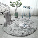 Axyaa 100/120cm Fluffy Round Shaggy Rug for Living Room, Bedroom, Kids' Room