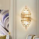 Axyaa Crystal LED Wall Lamp for Elegant Living Spaces