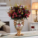 Axyaa European Resin Vase Dried Flower Arrangement Home Decor Ornament