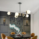 Axyaa Glass Ball Chandelier LED Lighting for Living Room, Dining Room, Study