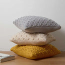 Axyaa Knit Cushion Cover 45x45cm for Home Decoration