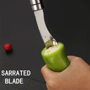 Axyaa Stainless Steel Peppers Core Remover Seed Corer Cutter Culling Device