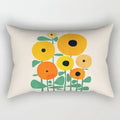 Axyaa Velvet Lumbar Pillow Cover for Sofa and Bedroom