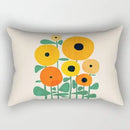 Axyaa Velvet Lumbar Pillow Cover for Sofa and Bedroom