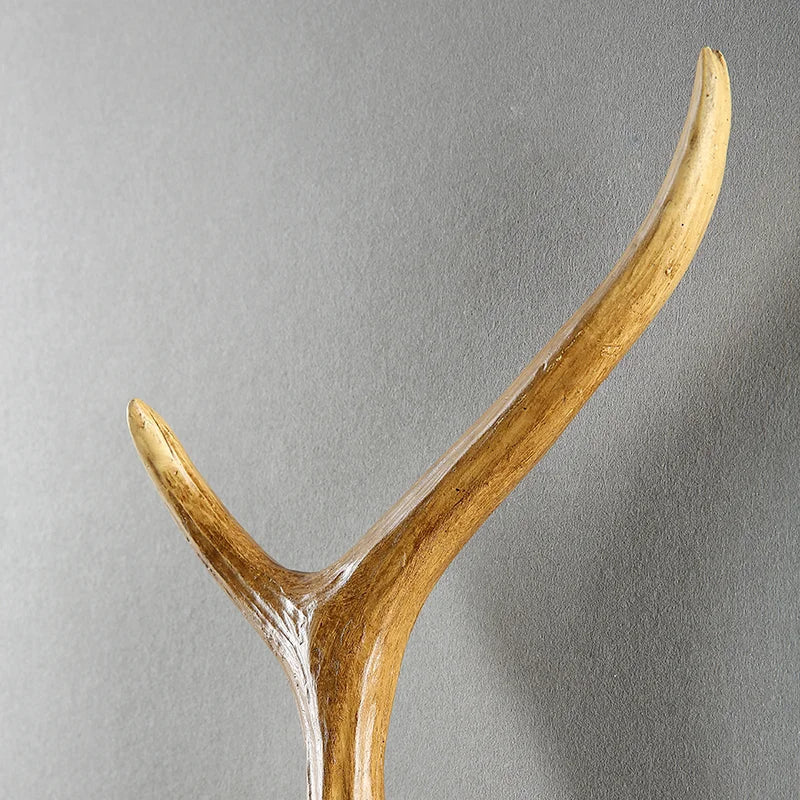 Axyaa Retro Antlers Deer Wall Lamp for Living Room & Bar Décor