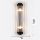 Axyaa Crystal Wall Lamp for TV Background, Living Room, Dining, Bedroom - Modern LED Lighting