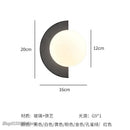 Axyaa Nordic Bedside Wall Lamp - Modern Minimalist Art Light for Luxury Living Room