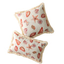 Axyaa Summer Beach Cushion Cover with Tassels for Home Decor
