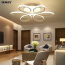 Axya LED Flower Chandelier with Remote Control for Living Room, Bedroom & Dining Room
