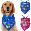 Axyaa Large Pet Bandana: Festive Triangle Bib for Dogs & Cats