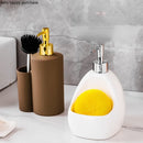 Axya Ceramic Dual Purpose Lotion Bottle & Soap Dispenser for Bathroom