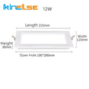Axyaa Ultra-thin LED Panel, Anti-Fog, Recessed Ceiling Downlight, Industrial Spot Lighting