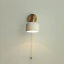 Axyaa Copper LED Wall Light Pull Chain Switch Bathroom Mirror Stair Sconce