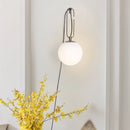 Axyaa Nordic Glass Wall Lamp Modern Bedside Sconce Art Lighting E27