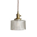 Axyaa Nordic Green Glass LED Pendant Light - Vintage Hanging Lamp