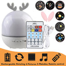 Axyaa Starry Sky Music Projector with BT Speaker – Bedroom Night Light & Decor