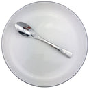 Axyaa Stainless Steel Silverware Set: 6Pcs Teaspoon Fork Spoon Dinnerware Steak Knife Fauxelope