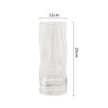 Axyaa Clear Glass Vase: Stylish Cylinder for Hydroponic Flowers and Home Decor
