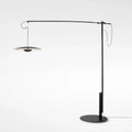 Axyaa Minimalist Metal Floor Lamp with Personality Grain Design and LED Lighting