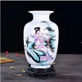 Axyaa Jingdezhen Chinese Ceramic Vase Home Decoration Palace Ornament