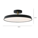 Axyaa Nordic LED Ceiling Light | Modern Round Aluminum Designer Lamp