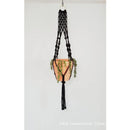 Boho Macrame Plant Hanger Tapestry | Extra Long Net Pocket for Indoor Plants by Axyaa
