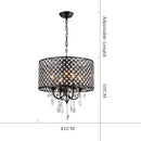 Axyaa Crystal Pendant Light: Elegant Hollow Out Suspension Lighting for Dining Room