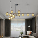 Axyaa Glass Ball Chandelier Ceiling Lights for Home Indoor Lighting