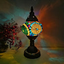 Axyaa Vintage Art Deco Mosaic Table Lamp Handcrafted Glass Bed Light Night Lights