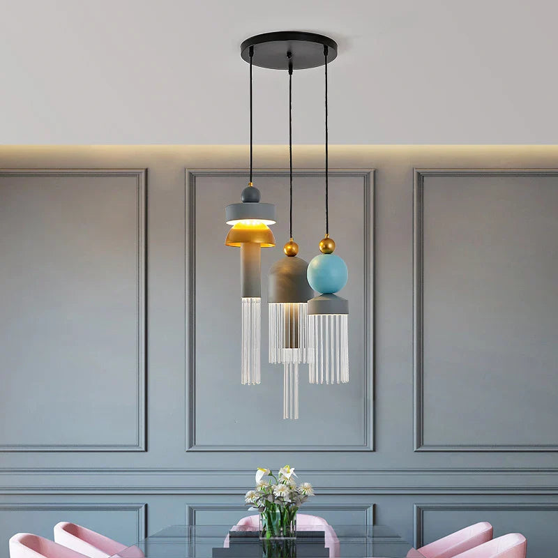 Axya Macaron Pendant Light for Scandinavian Restaurant and Small Cafe Decor