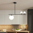 Axyaa Nordic Black Golden Glass Chandelier for Home Decor