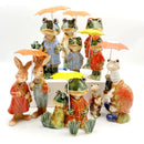 Axya Rustic Ceramic Frog for Home and Garden Decoration