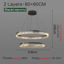 Axyaa Luxury LED Chandelier for Dining Room, Bedroom, Living Room, Hall - Creative Nordic Design