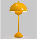 Axyaa Metal Mushroom Table Lamp E27 Blue Yellow Indoor Home Light