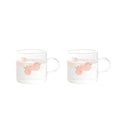 Axyaa Peach Glass Jug Kettle Set - Large Capacity Tea Maker & Juice Pitcher