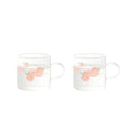 Axyaa Peach Glass Jug Kettle Set - Large Capacity Tea Maker & Juice Pitcher