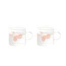 Axyaa Peach Glass Jug Kettle Set - Large Capacity Tea Maker & Juice Pitcher