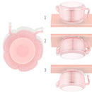 Axyaa Kids Insulation Bowl & Cup Set - Suction Cups, Baby Tableware