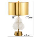 Axyaa Modern Metal Glass Table Lamp E27 Desk LED Night Lights
