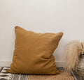 Axyaa Fringed Pillow Case Cotton Linen Cushion Cover in Various Colors & Sizes