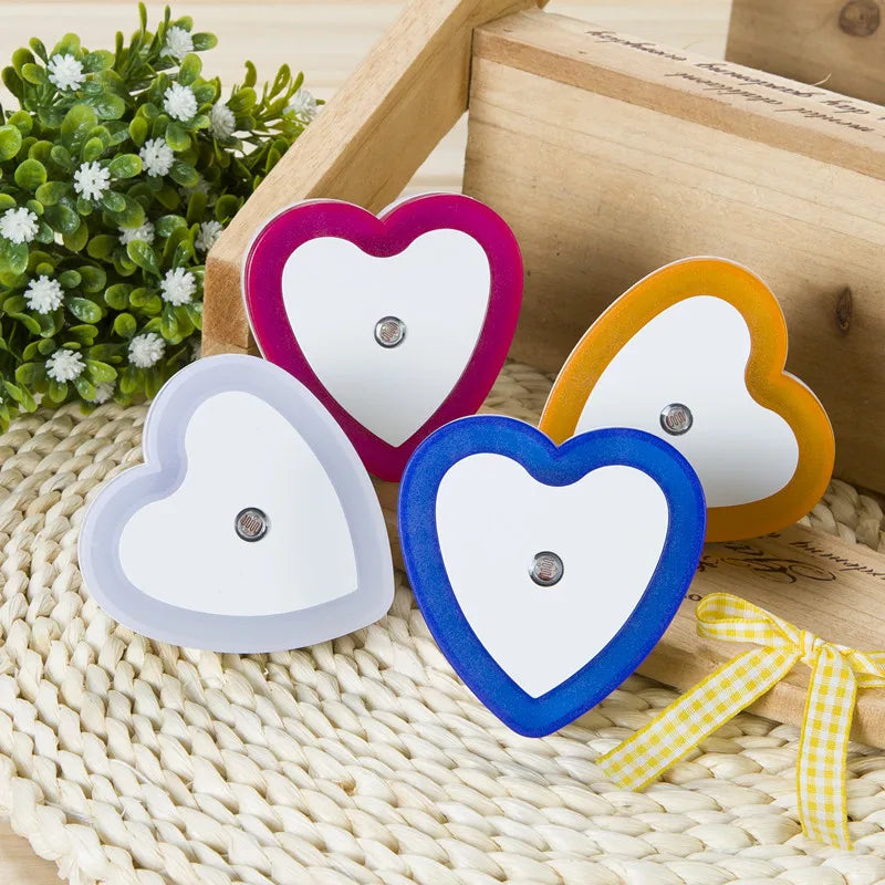 Axya Heart Night Light: Mini Wireless Sensor Lamp for Bedroom and Living Room