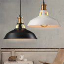 Axyaa Retro Industrial Pendant Light Rustic Chandelier E27 Dome Shade
