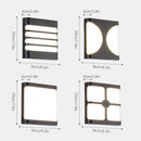 Axyaa 15W Outdoor LED Wall Lamps: Simple Waterproof Garden Porch Sconces